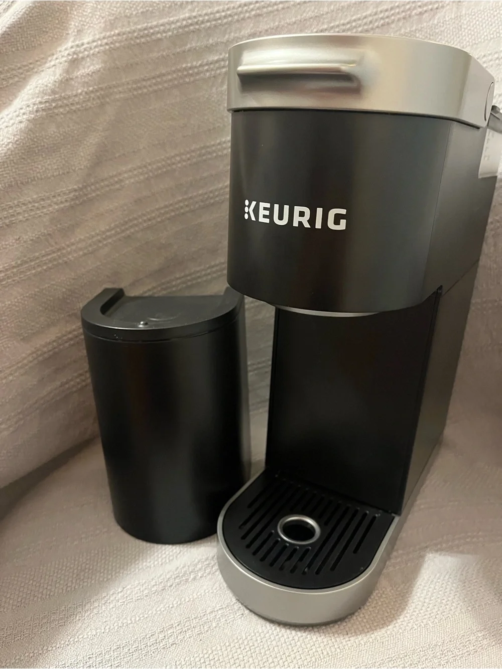 Keurig Compact Single-Serve Brewer in Black & Silver, K Mini Plus